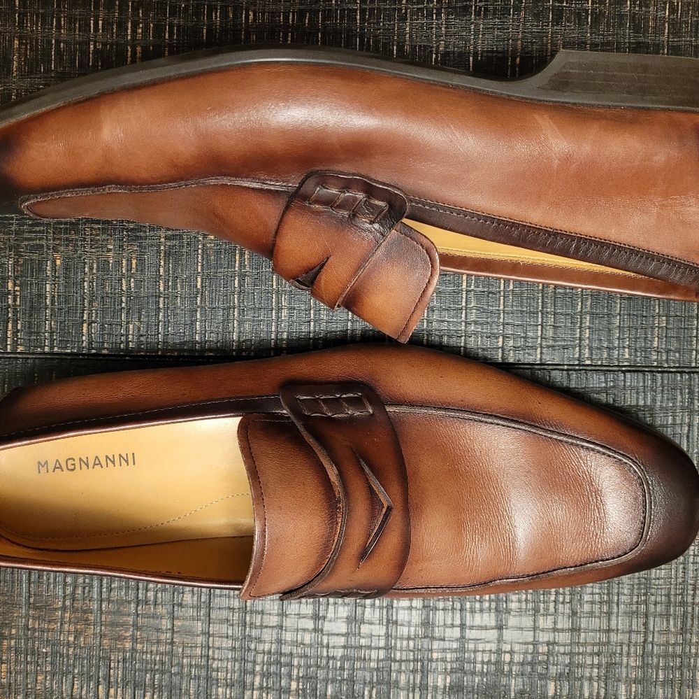Magnanni Ramiro ll penny Loafer Size 11.5 New $375